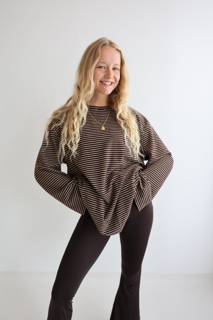 Gestreiftes Longsleeve Striped Soul