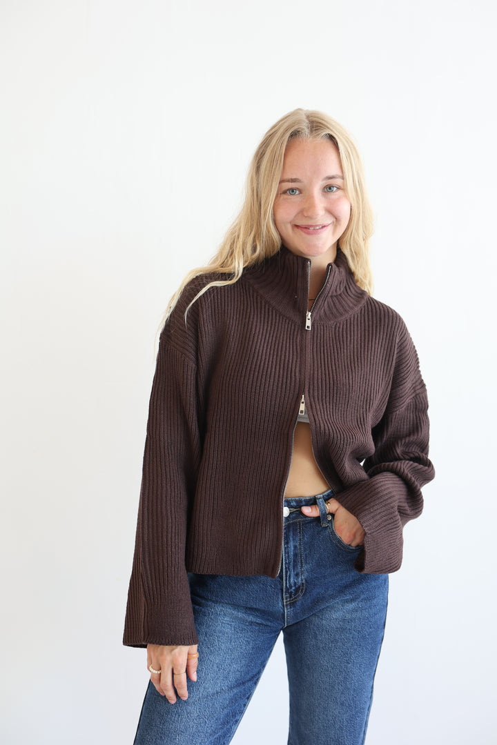 Softline Zip Cardigan