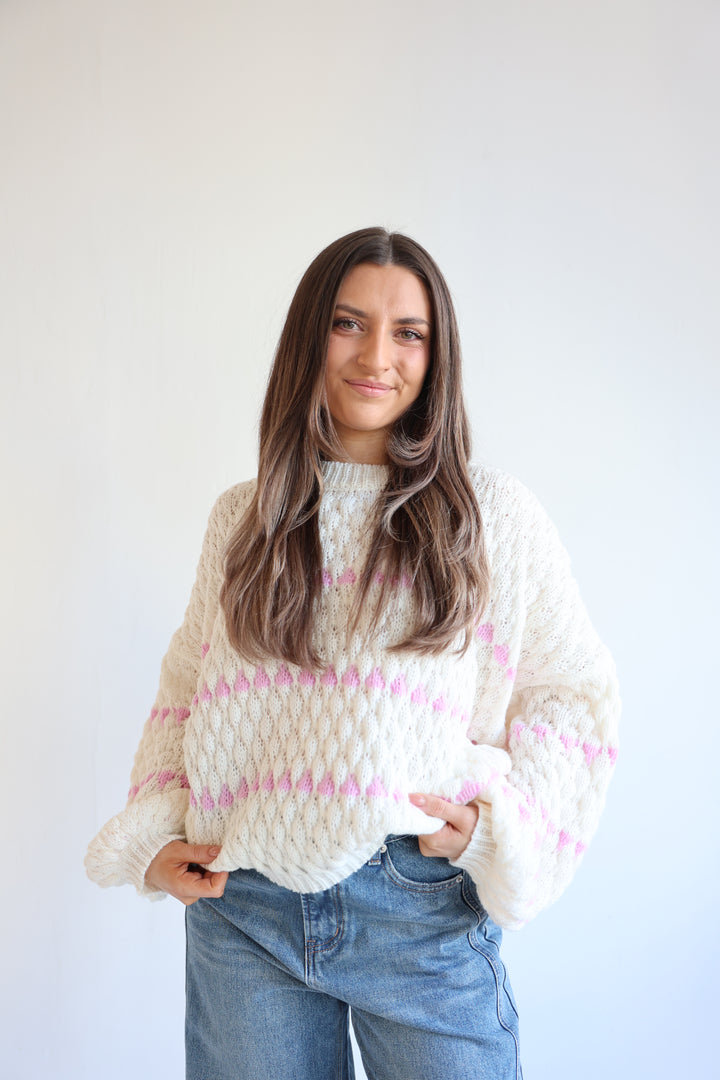 Bubble Knit Pullover