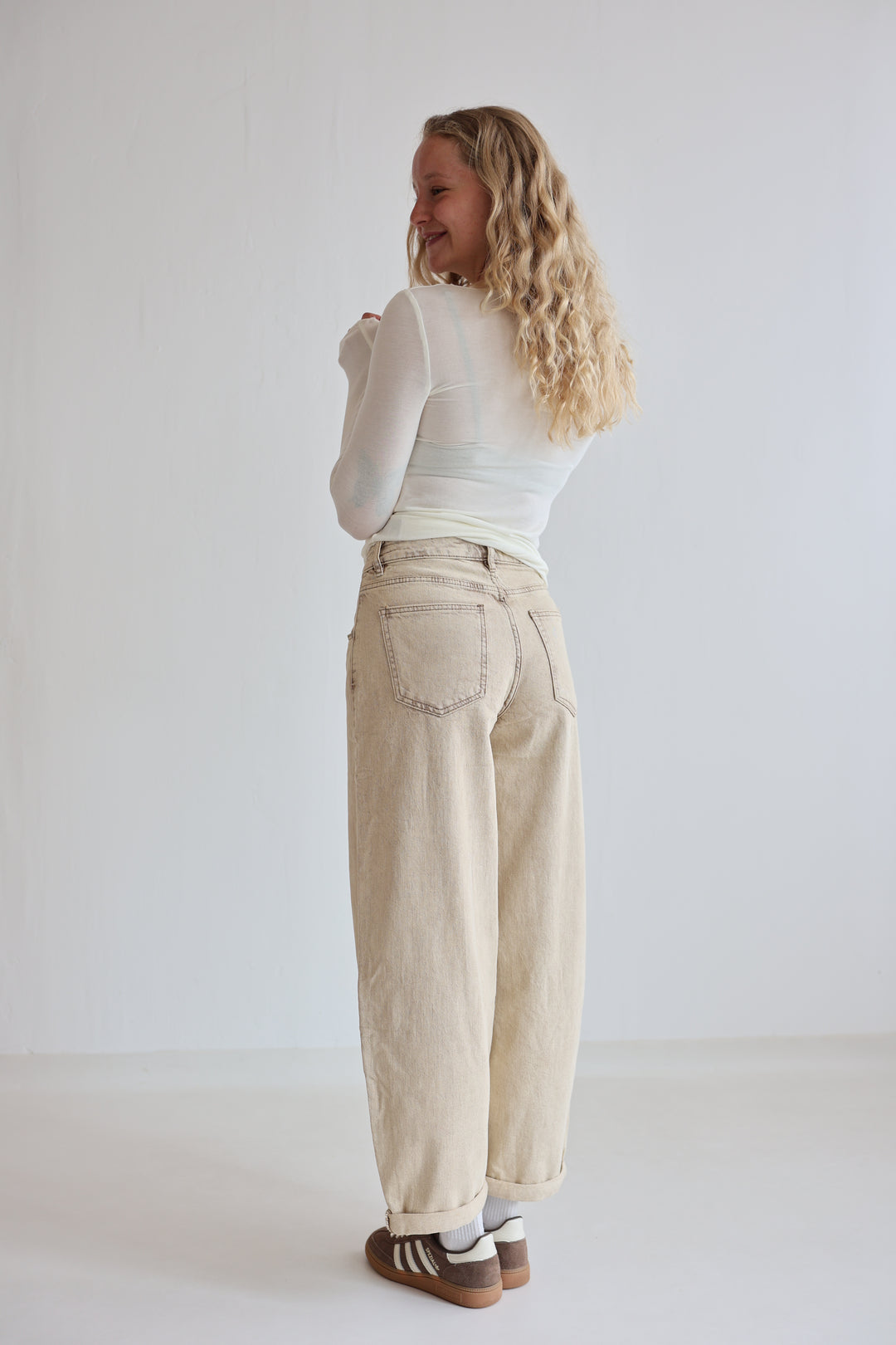 Barrel Fit Cocoa Shades Jeans