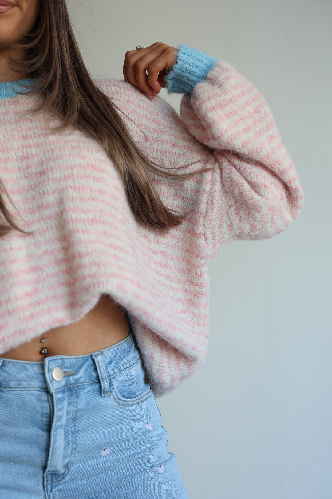 Gestreifter Pullover Moodline Knit