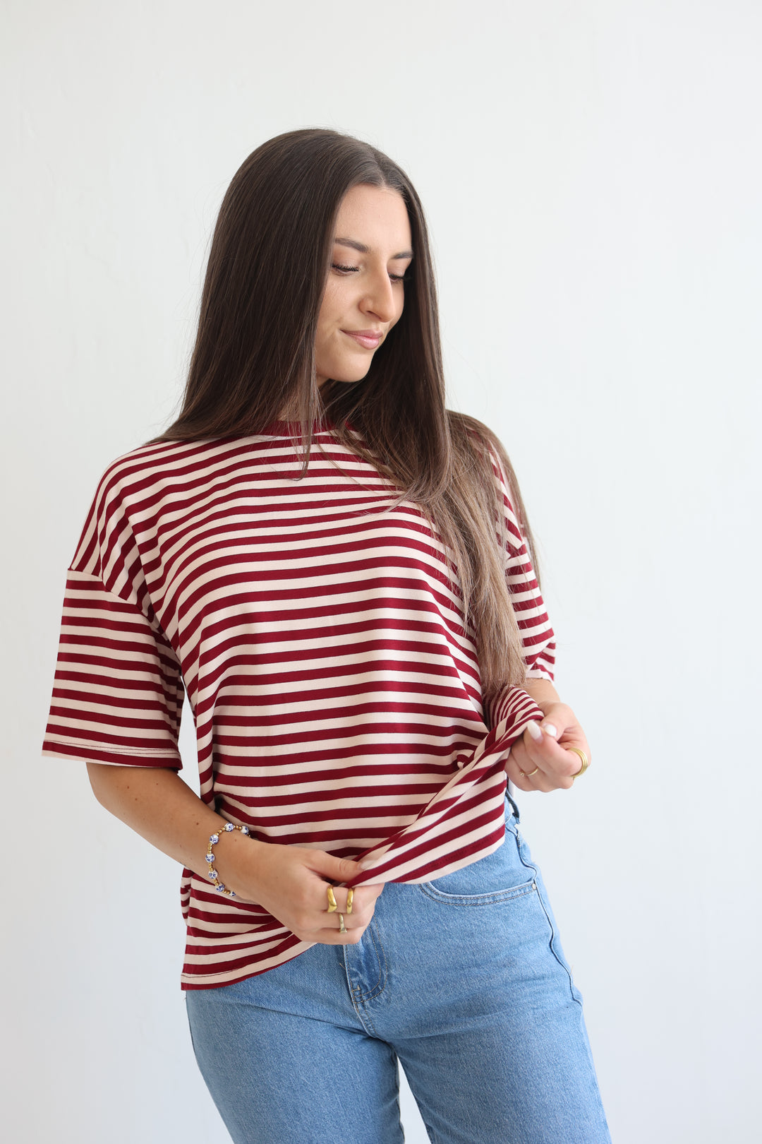 Easy Fit Striped T-Shirt