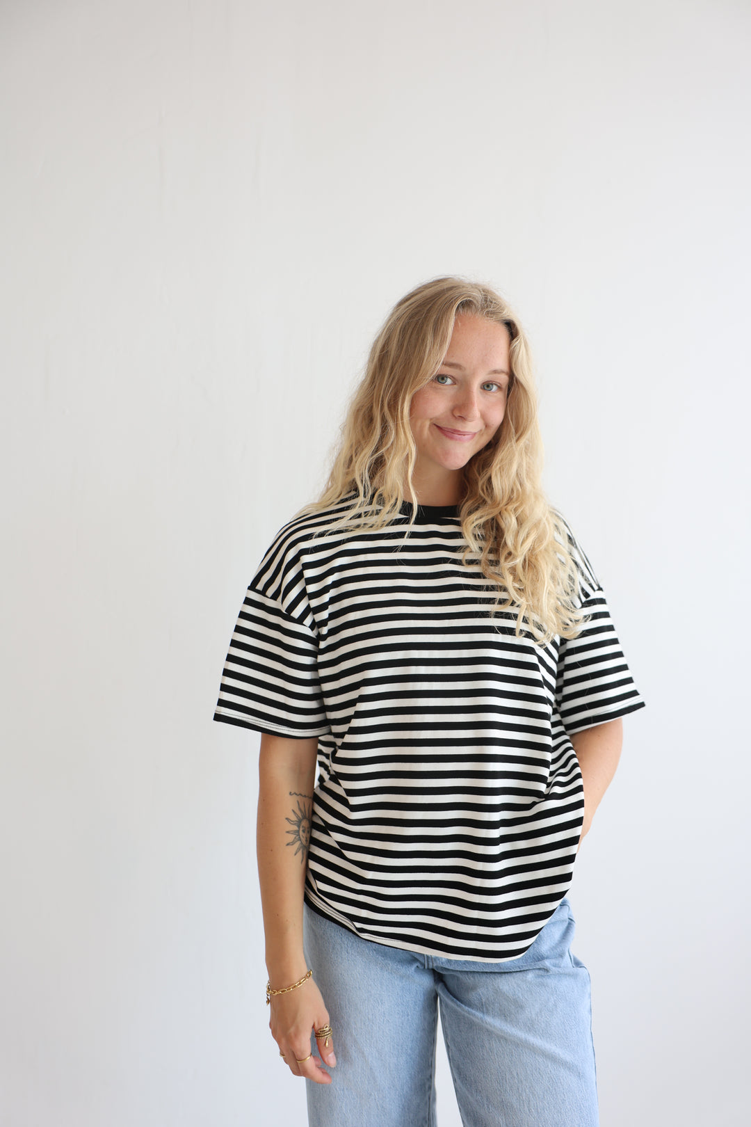 Easy Fit Striped T-Shirt