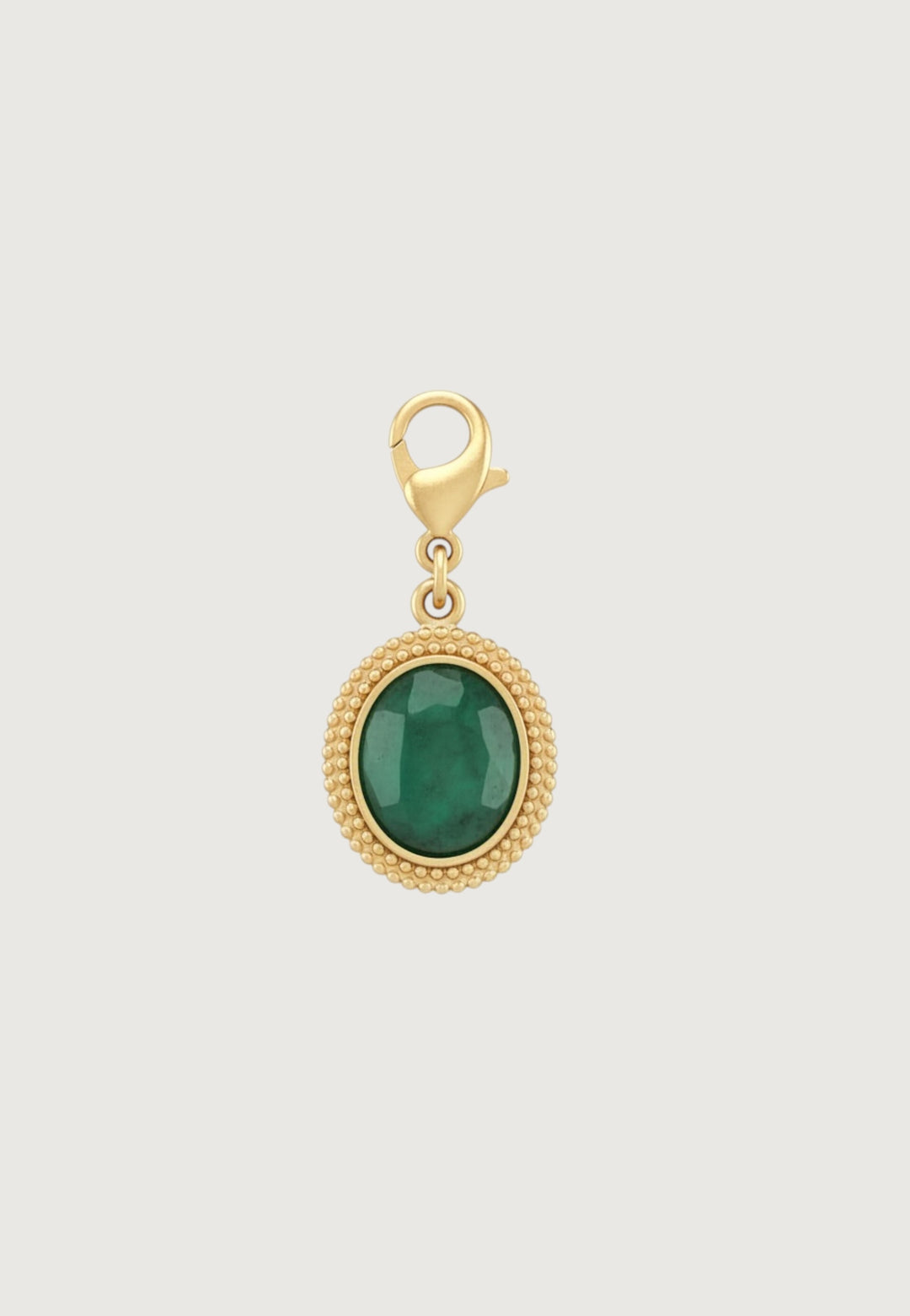 Ocean Blue Round Charm