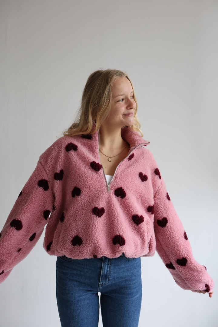 Teddy Zipper Warm Heart