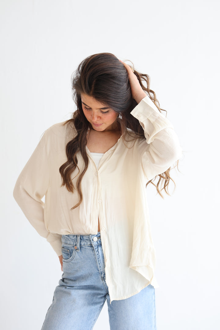 Oversize Viskose Bluse Luna