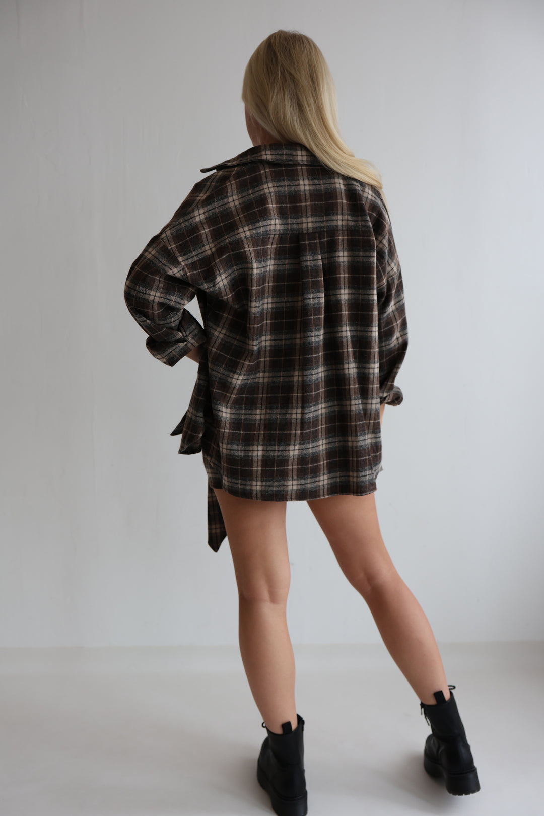 Kariertes Hemd Copper