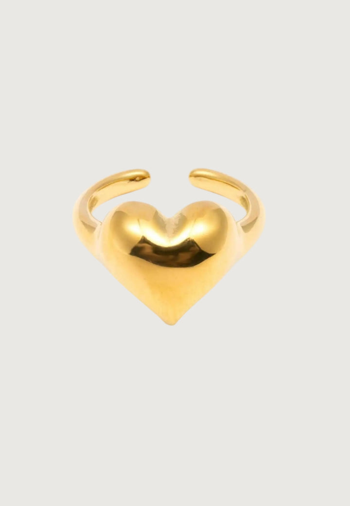 Ring Golden Heart