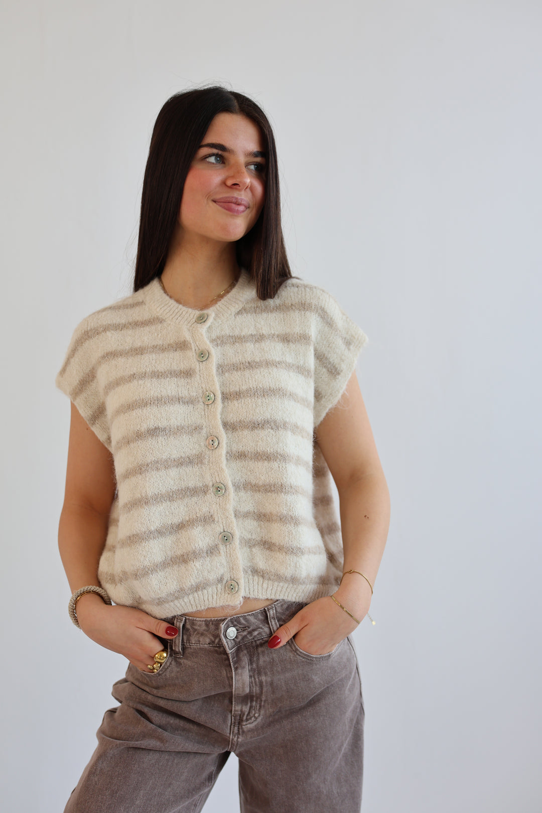 Gestreifte Weste Cosima