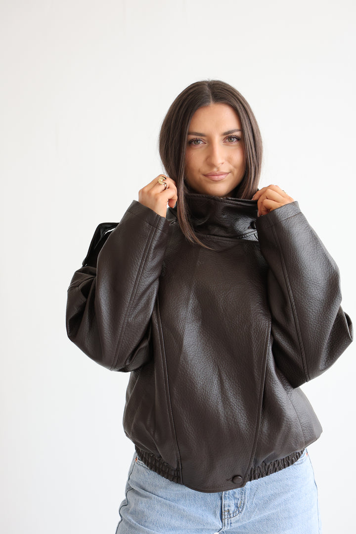 Oversize Bikerjacke Milano