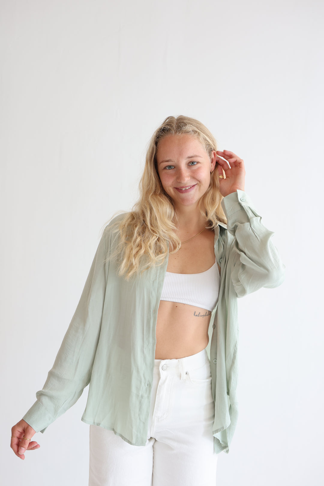 Oversize Viskose Bluse Luna