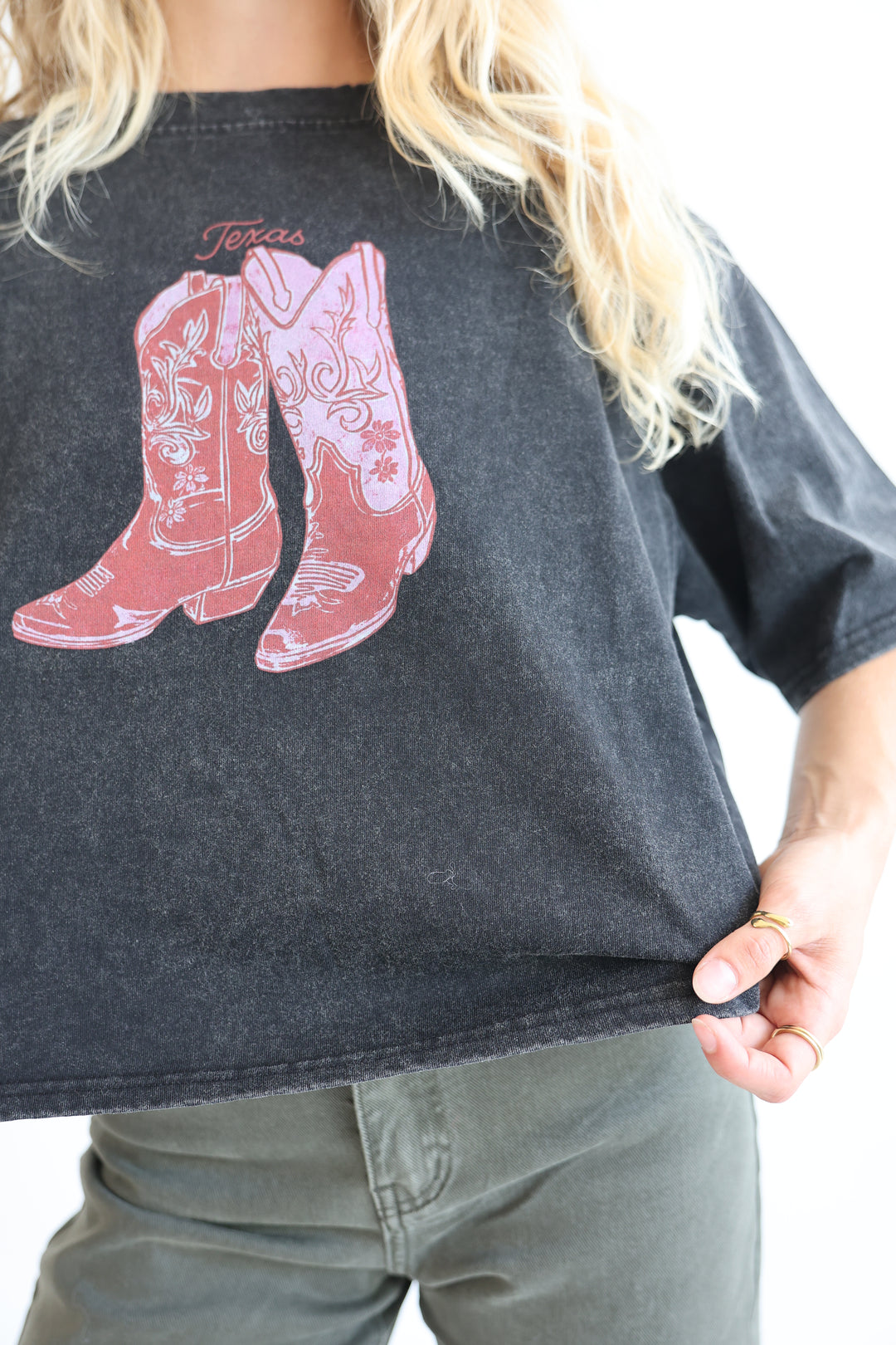 Western Boots Relaxed Fit Tee