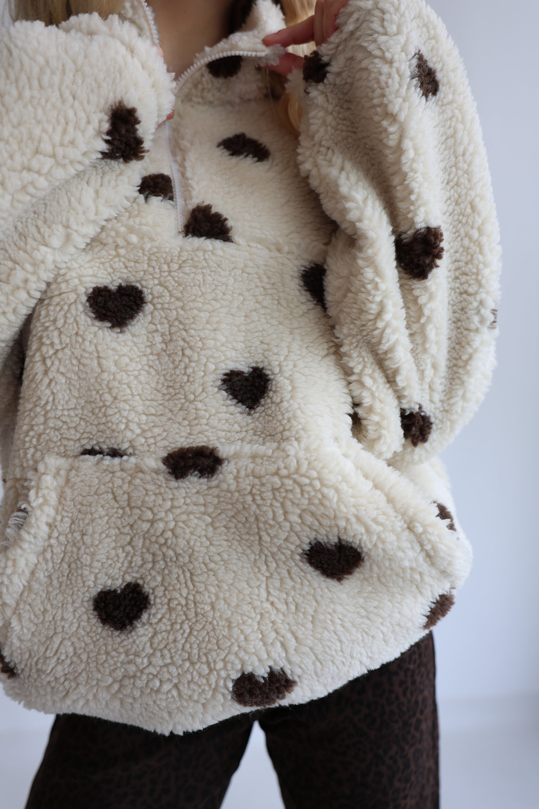 Fleece Zipper Warm Hearted