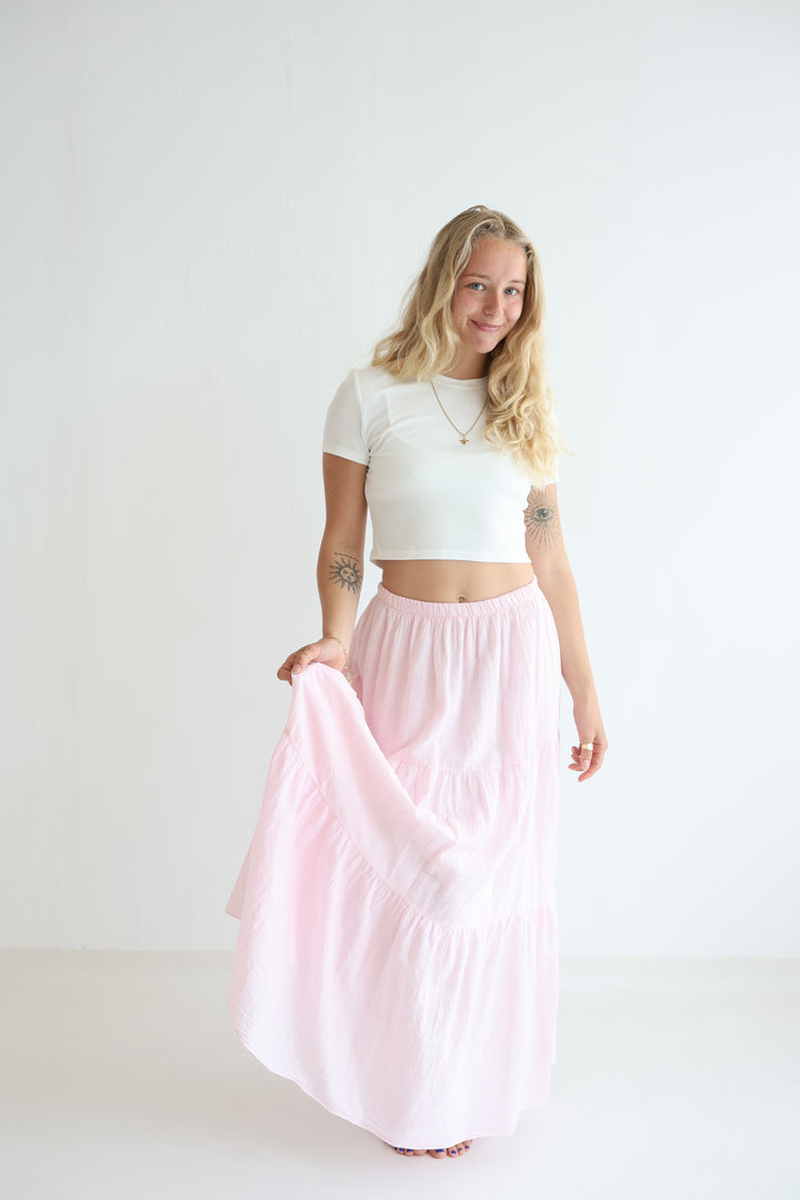 Cotton Maxi Skirt