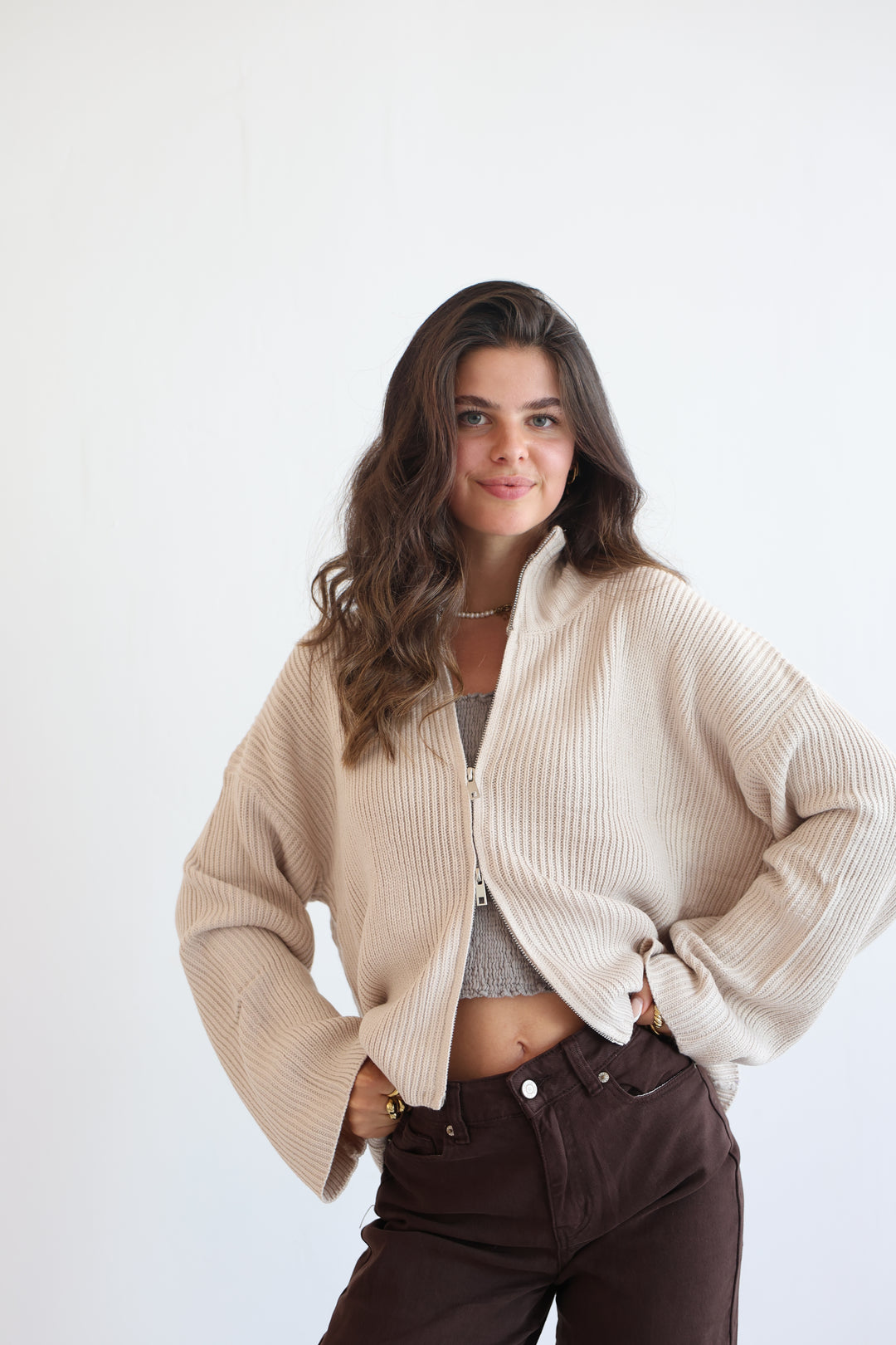 Softline Zip Cardigan