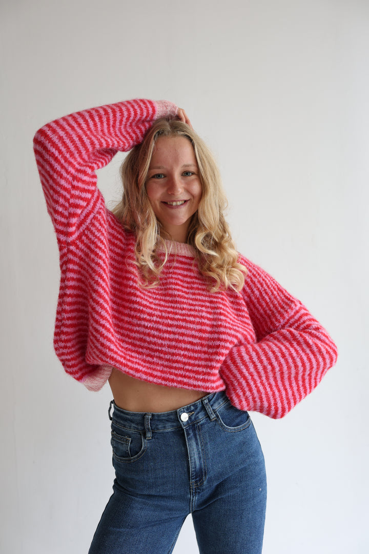 Gestreifter Pullover Moodline Knit