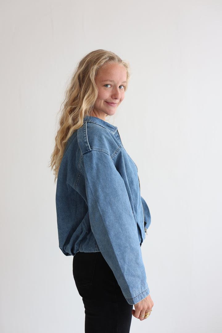 Nova Zip Denim Jacket