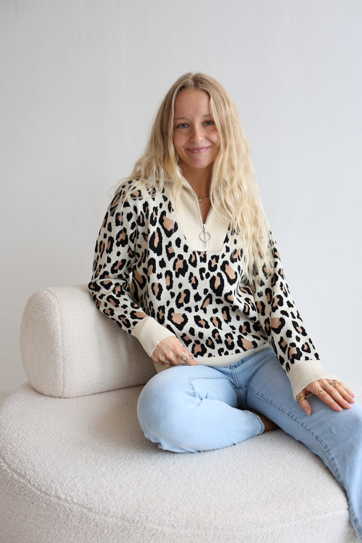 Leopard Zipper