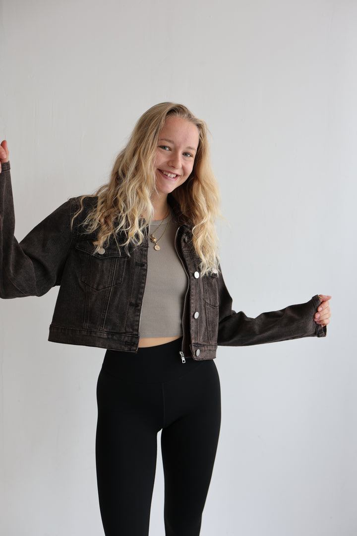 Cropped Denim Jacket Harvest