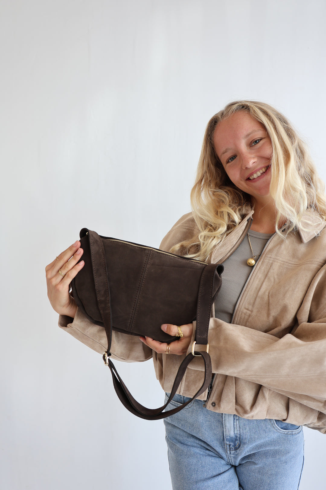 Wildledertasche Maple