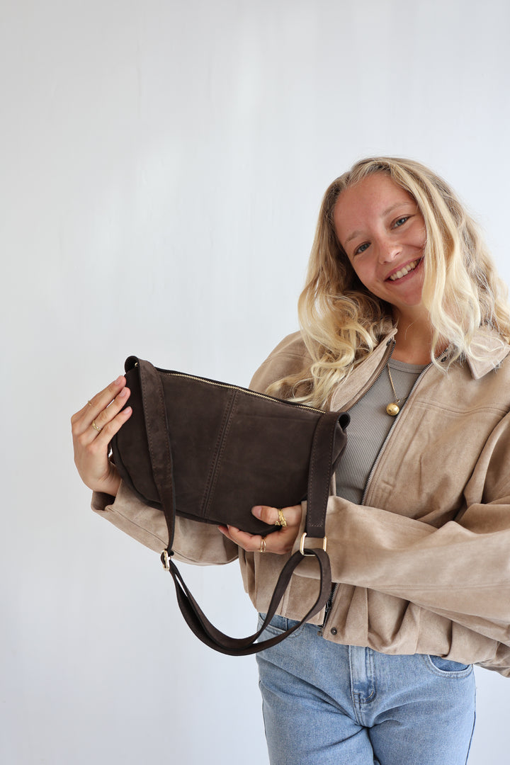 Wildledertasche Maple
