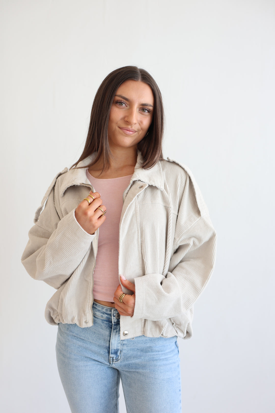 Cord Bomber Jacket