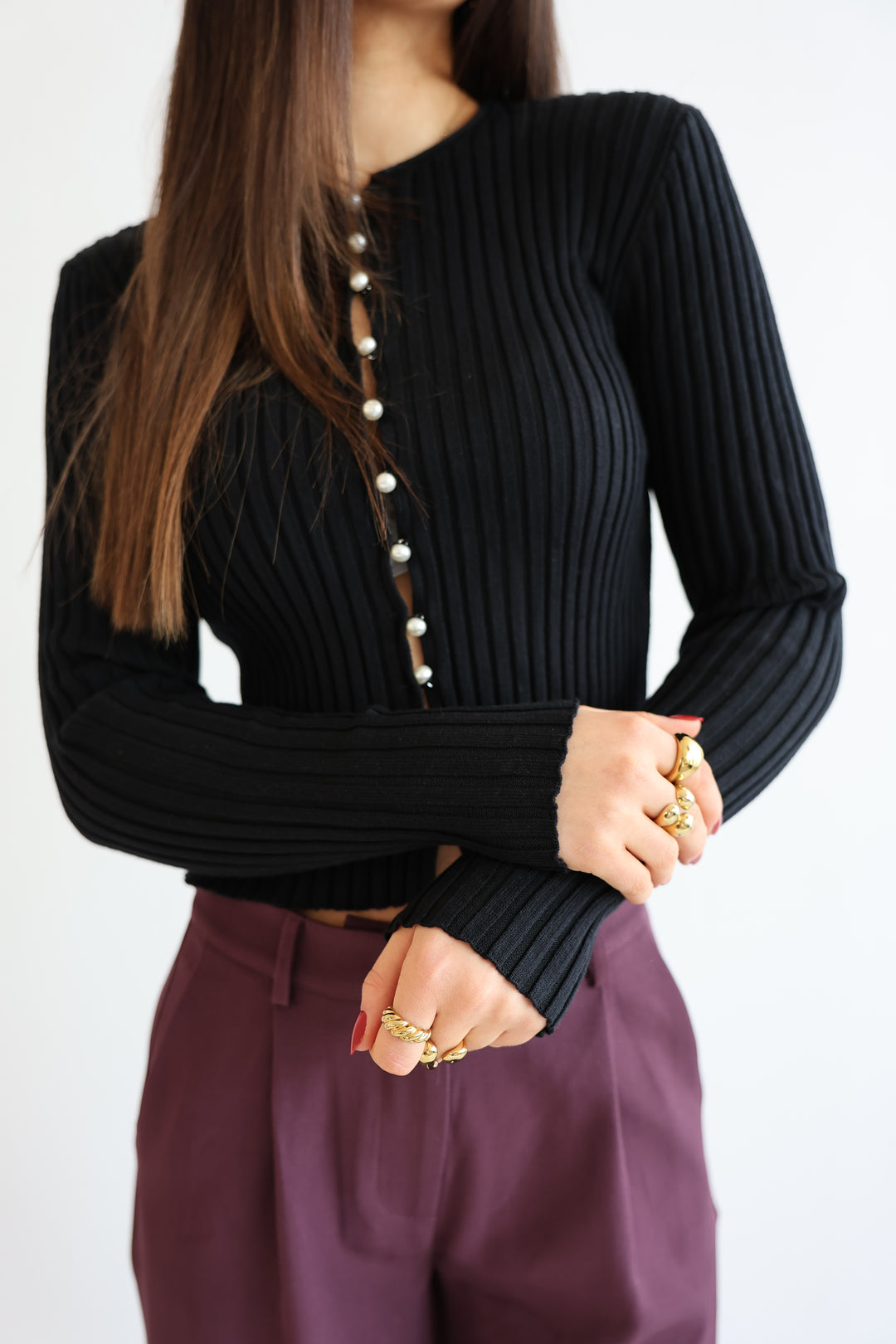 Pearl Line Cardigan