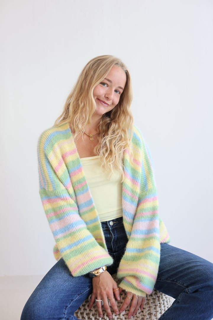 Cotton Candy Cardigan