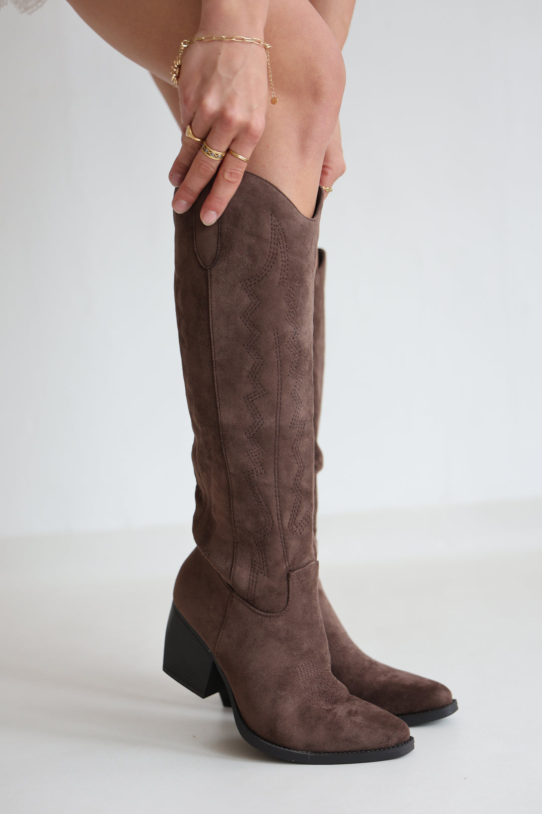 Cowboy Boots Vintage Mocca