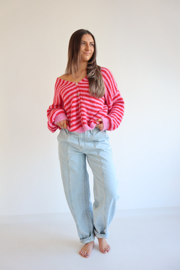 Gestreifter Cardigan Cosima