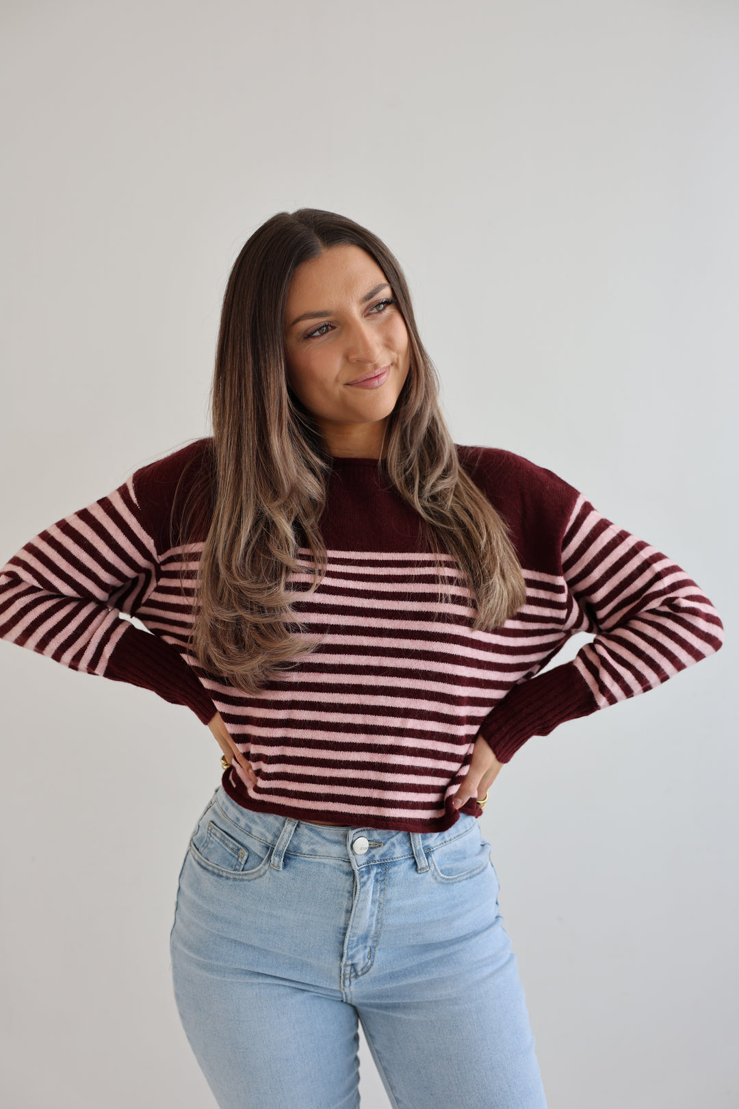 Gestreifter Pullover Nora