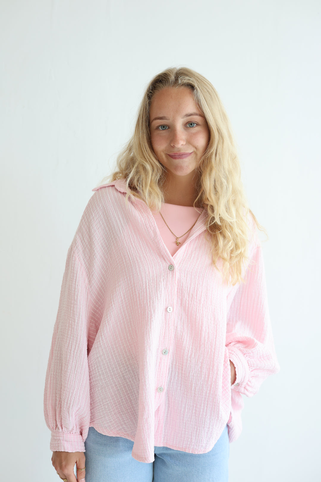 Musselinbluse Casual Stripes