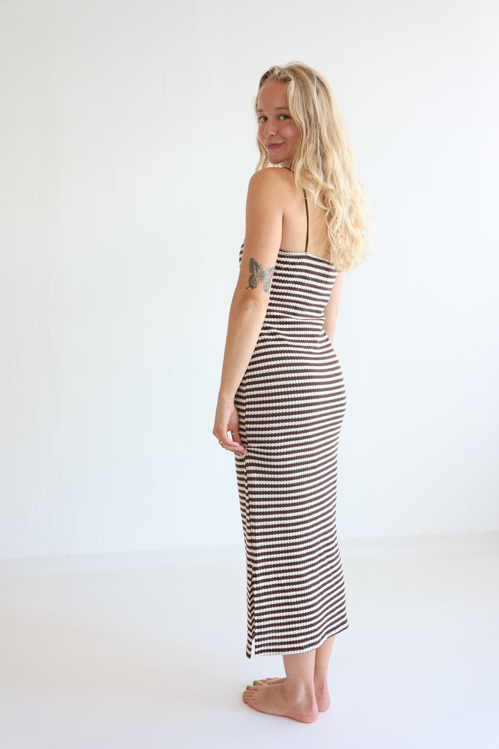 Striped Knit Dress