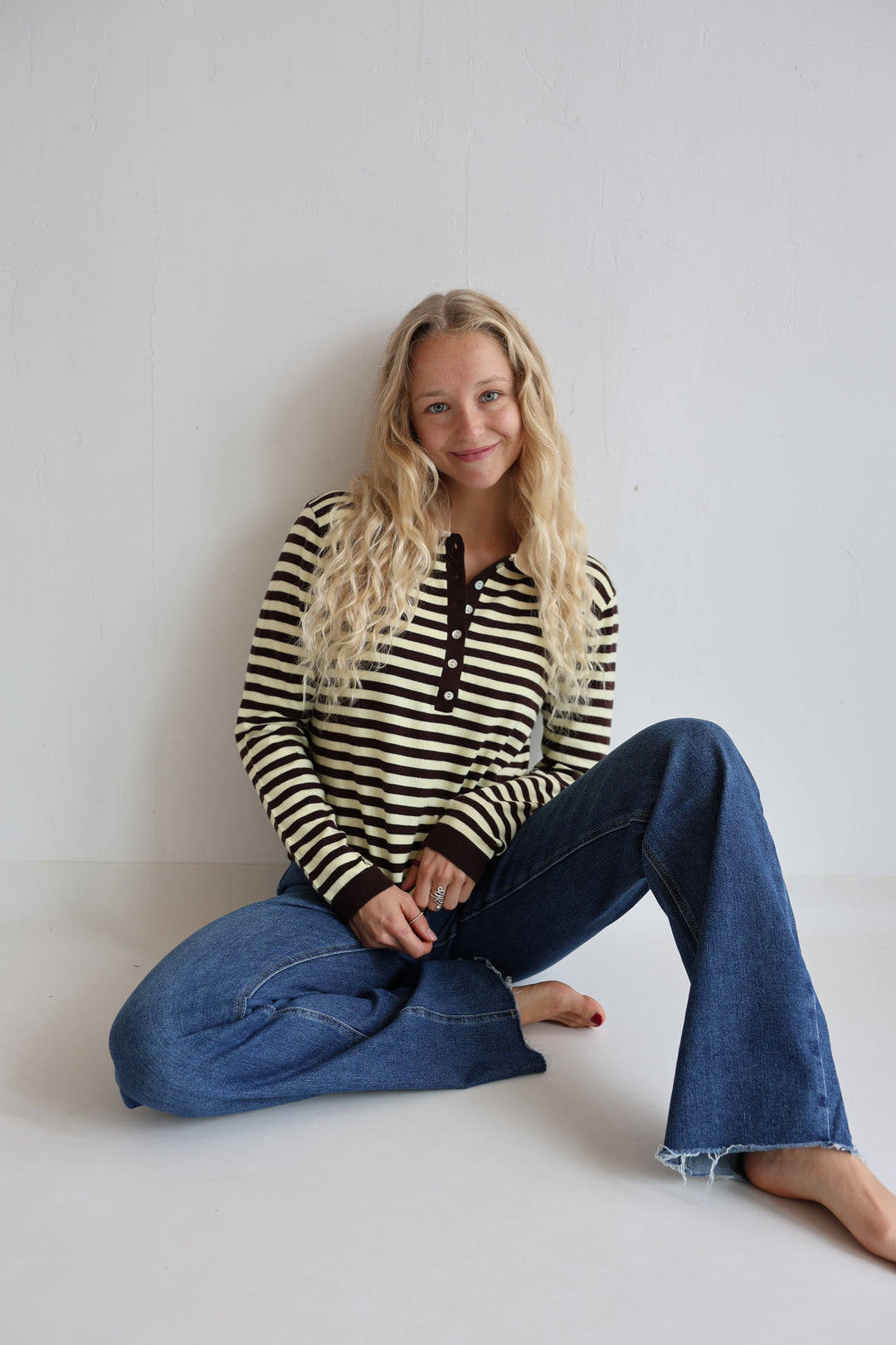 Rugby Striped Polo Longsleeve