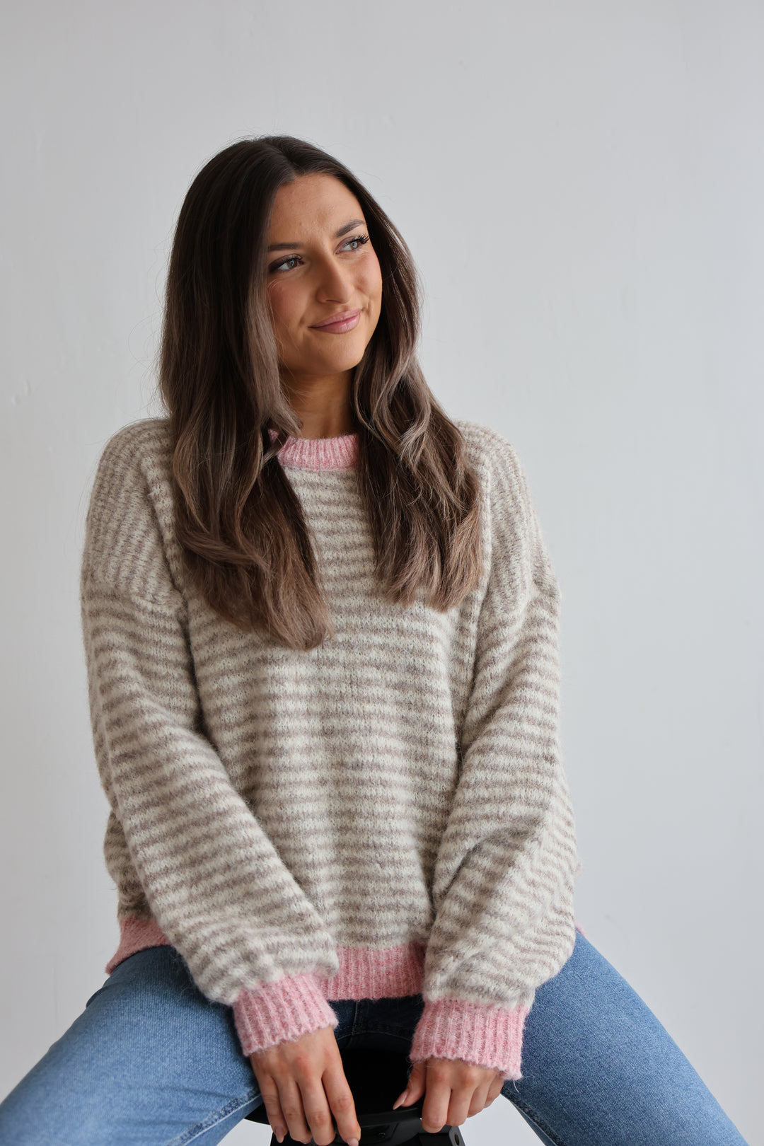 Gestreifter Pullover Moodline Knit