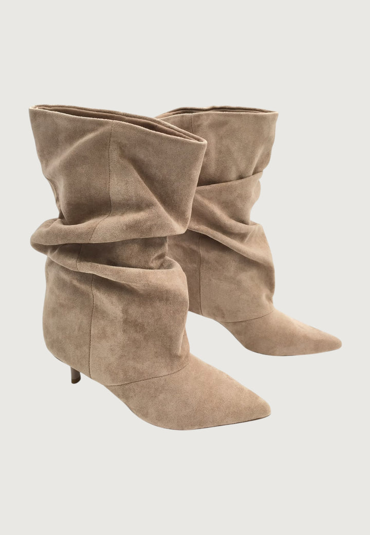 Slouch Heel Boots