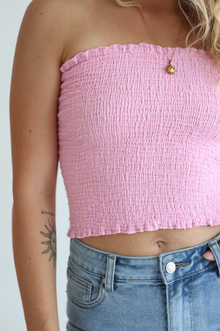 Croptop aus Musselin Malu
