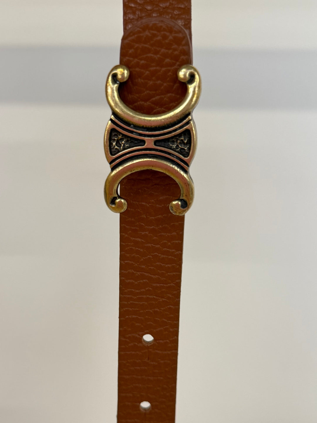 LEDERGÜRTEL CELINA SCHMAL COGNAC(B-WARE)