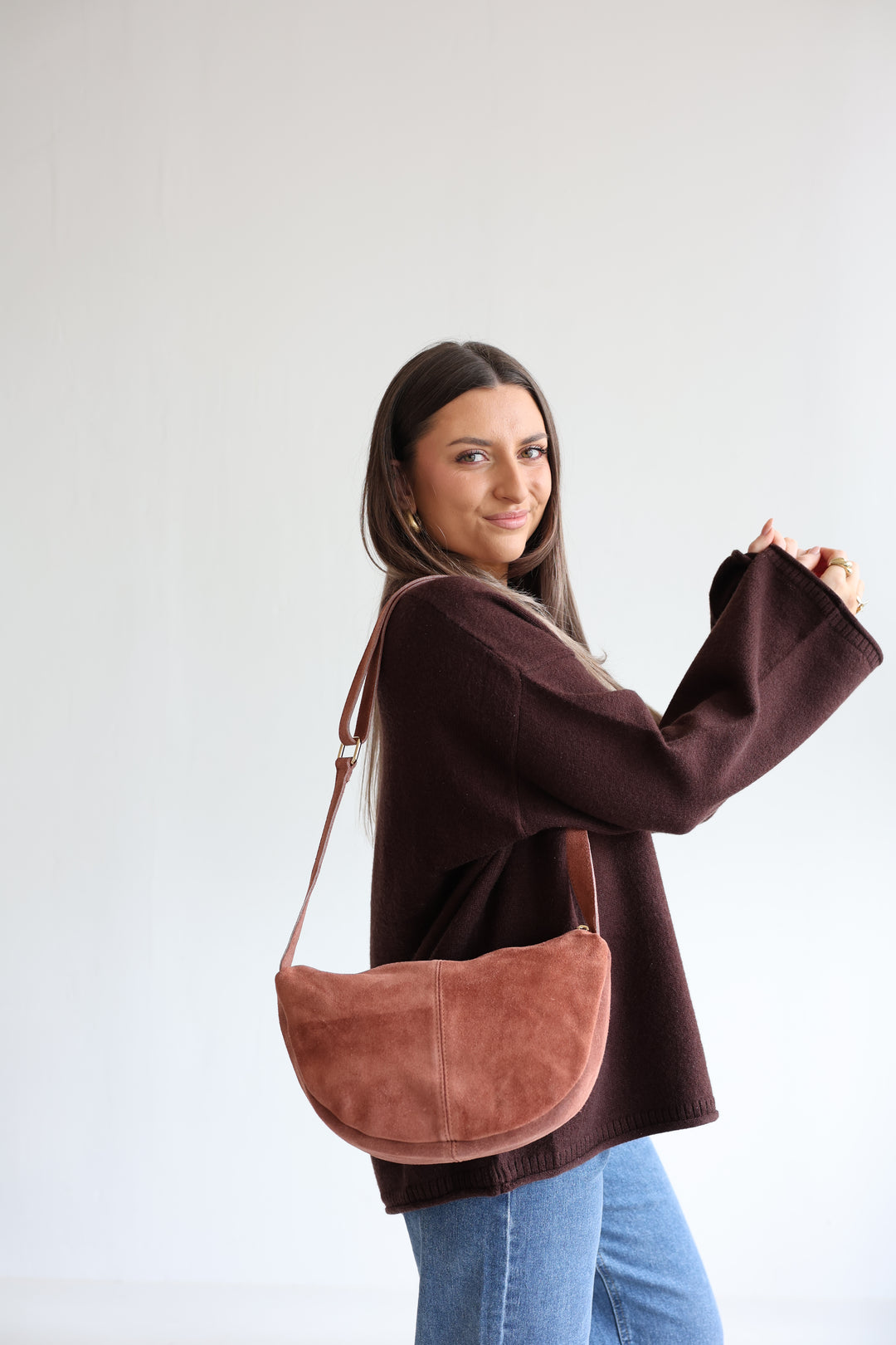 Wildledertasche Maple