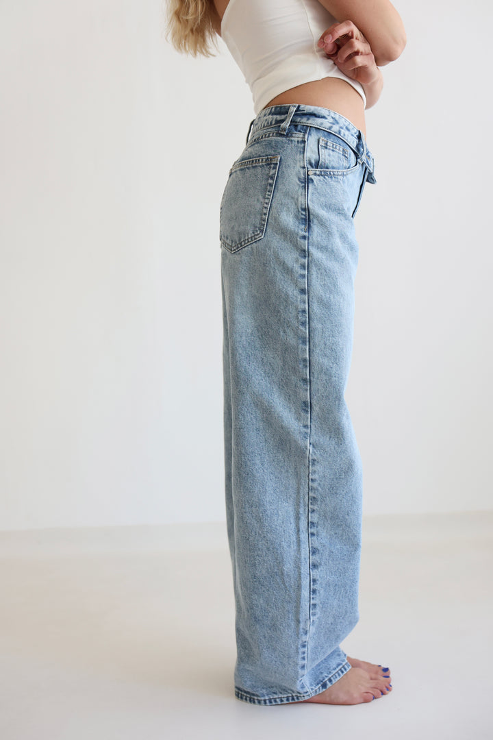 Barrel Waistband Jeans