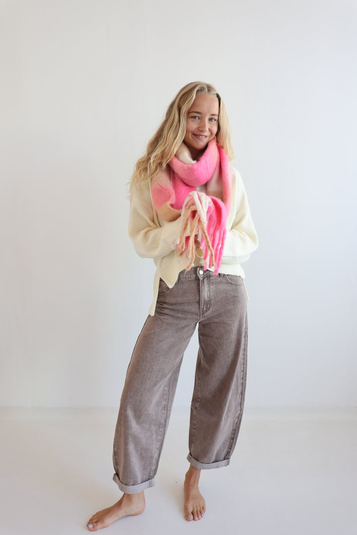 Cotton Candy Cozy Scarf