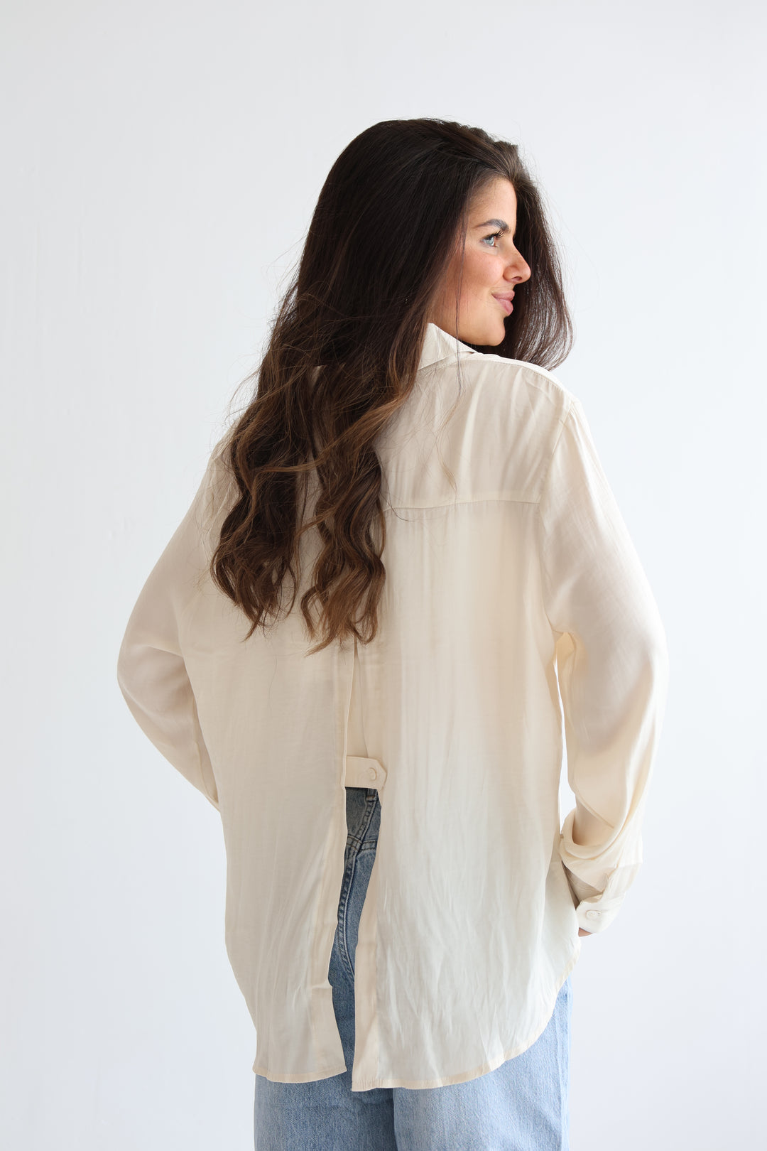 Oversize Viskose Bluse Luna