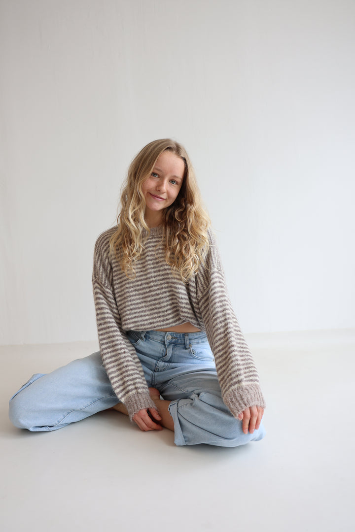 Gestreifter Pullover Moodline Knit