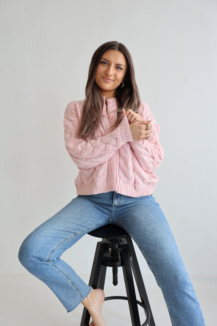 Luna Cable Knit Cardigan