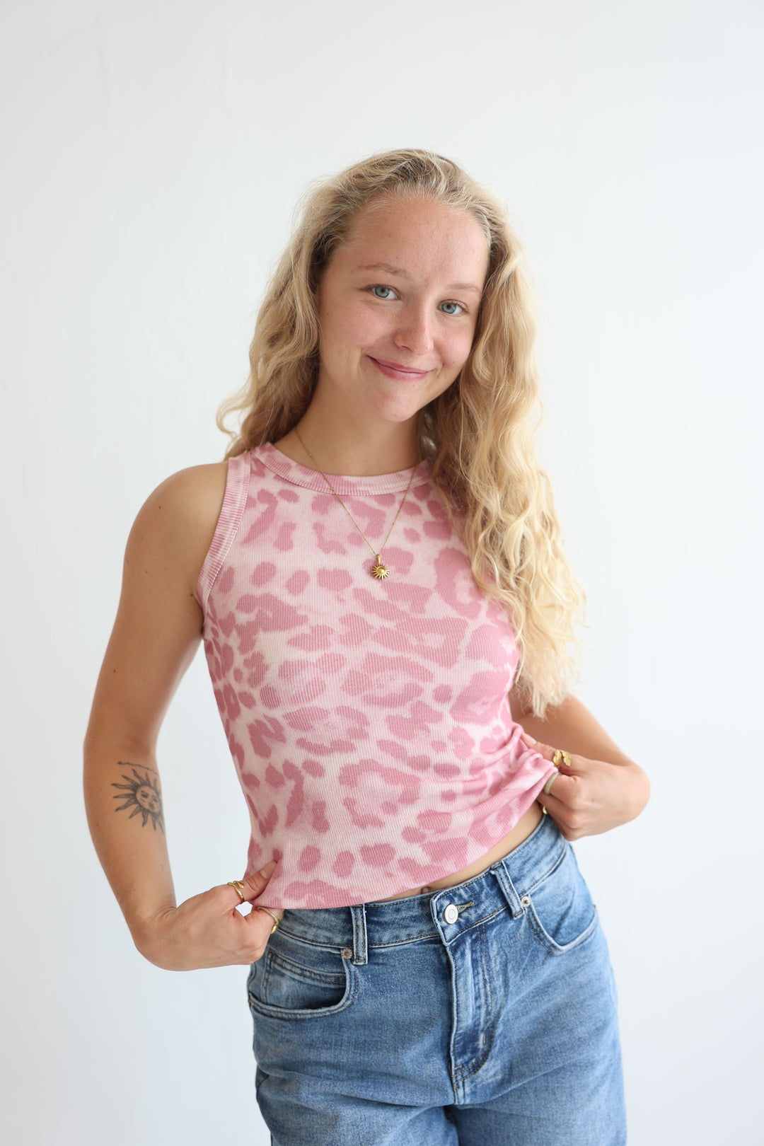 Animal Print Leopard Tank Top
