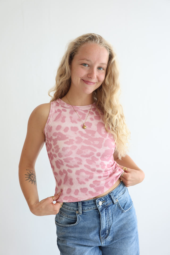 Animal Print Leopard Tank Top