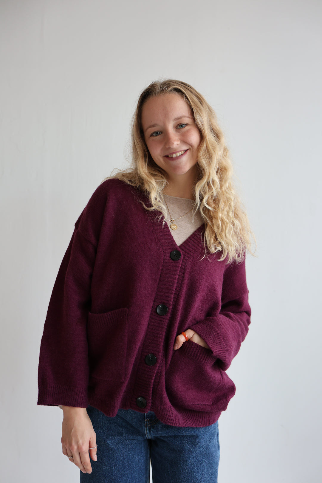Oversize Cardigan Casual Love