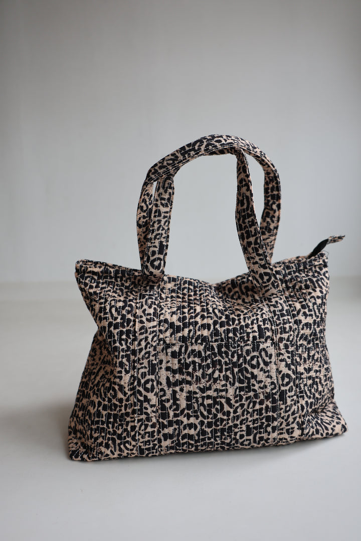 Leopard Print Tote Bag