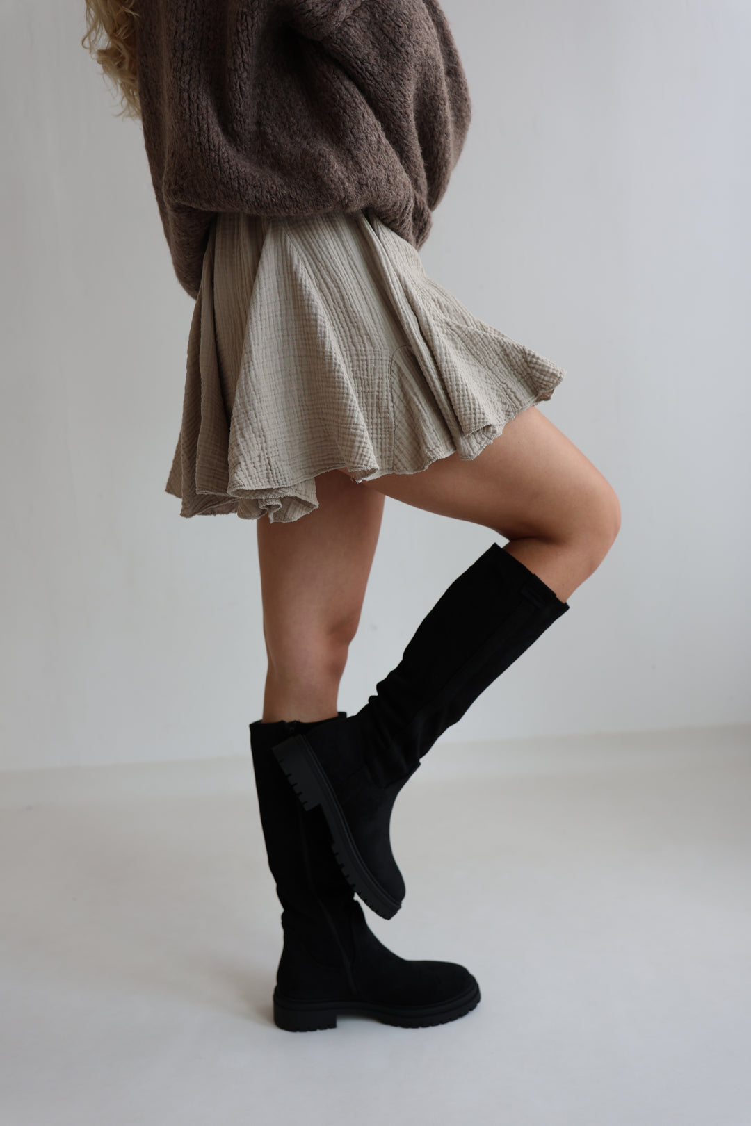 Volantrock aus Musselin Mila