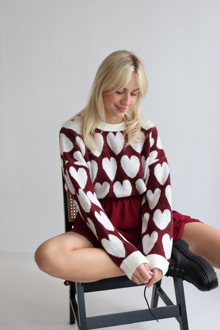 Pullover December Heart